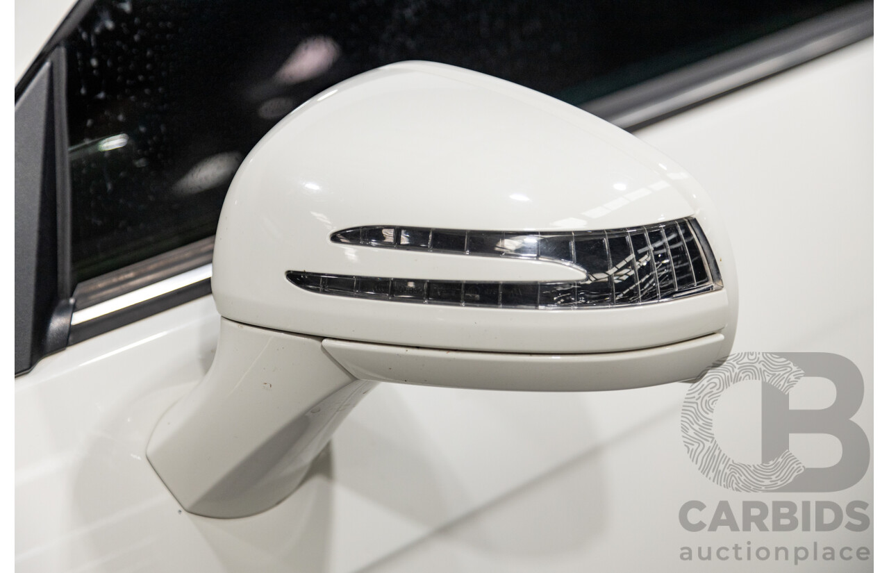 3/2013 Mercedes Benz SLK 250 AMG Package R172 MY13 2d Convertible Calcite White Turbo 1.8L