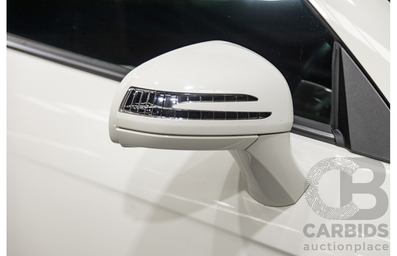 3/2013 Mercedes Benz SLK 250 AMG Package R172 MY13 2d Convertible Calcite White Turbo 1.8L