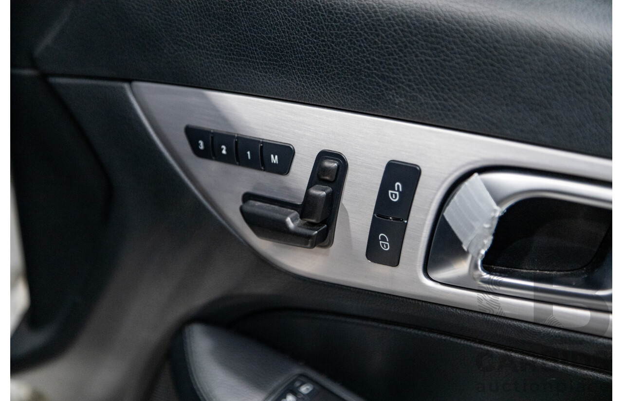 3/2013 Mercedes Benz SLK 250 AMG Package R172 MY13 2d Convertible Calcite White Turbo 1.8L