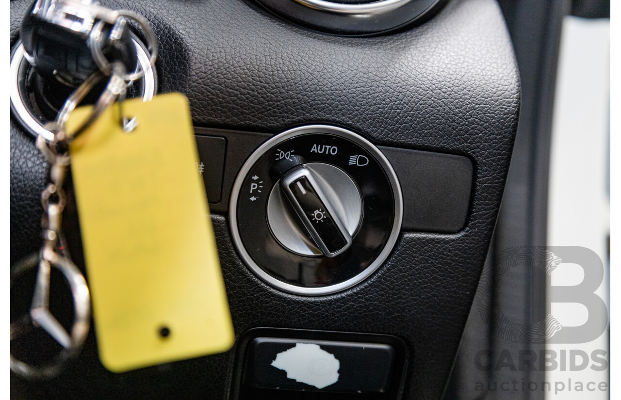 3/2013 Mercedes Benz SLK 250 AMG Package R172 MY13 2d Convertible Calcite White Turbo 1.8L