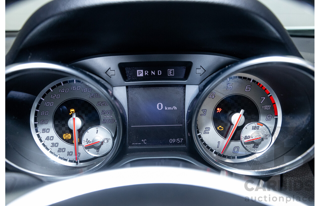 3/2013 Mercedes Benz SLK 250 AMG Package R172 MY13 2d Convertible Calcite White Turbo 1.8L