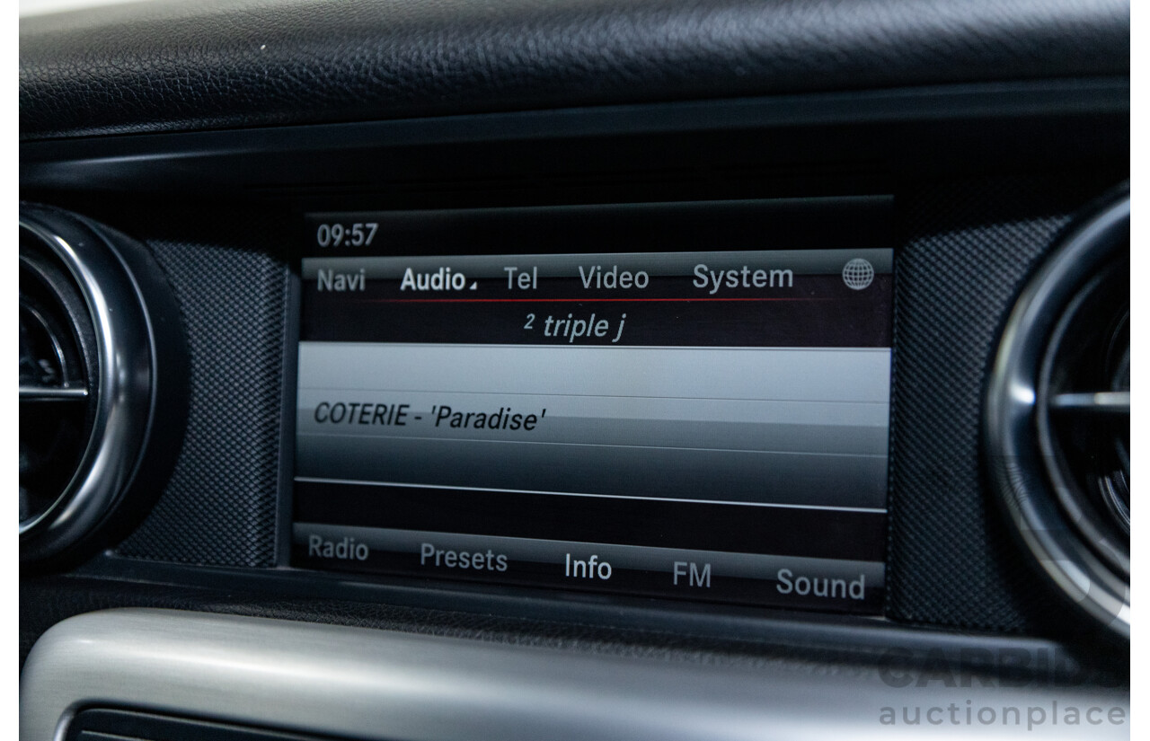 3/2013 Mercedes Benz SLK 250 AMG Package R172 MY13 2d Convertible Calcite White Turbo 1.8L