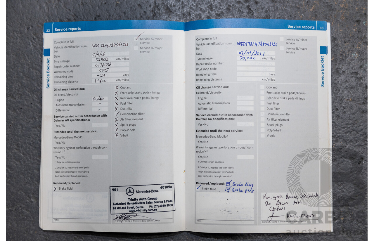 3/2013 Mercedes Benz SLK 250 AMG Package R172 MY13 2d Convertible Calcite White Turbo 1.8L