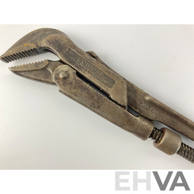 Vintage Dowidat Chrome Vanadium Adjustable Pliers Number 176-1” Made in Germany