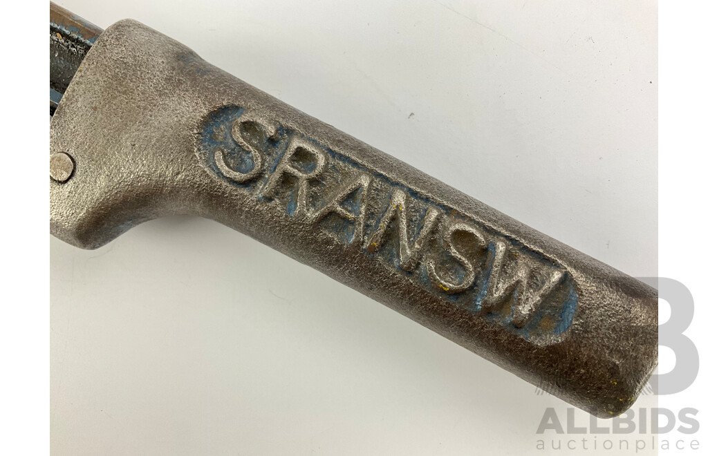Vintage State Rail Authority New South Wales Adjustable Wrench
