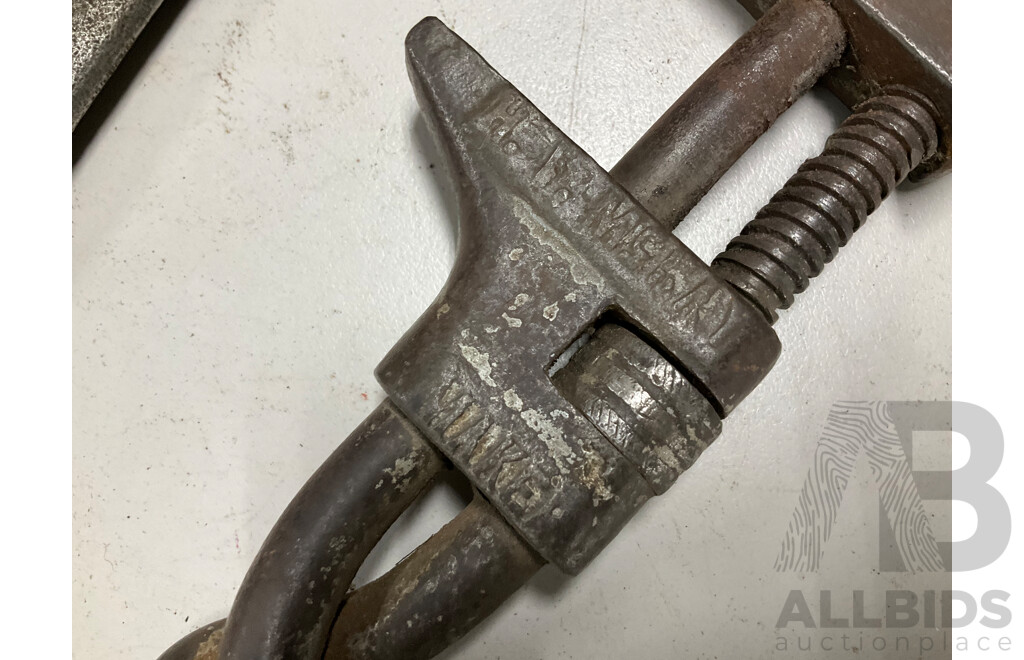 Vintage Sunshine Multi Spanner and and H.V McKay Twist Grip Adjustable Spanner
