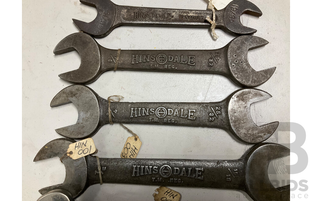 Vintage Hinsdale and Bonney Spanners, Made in USA