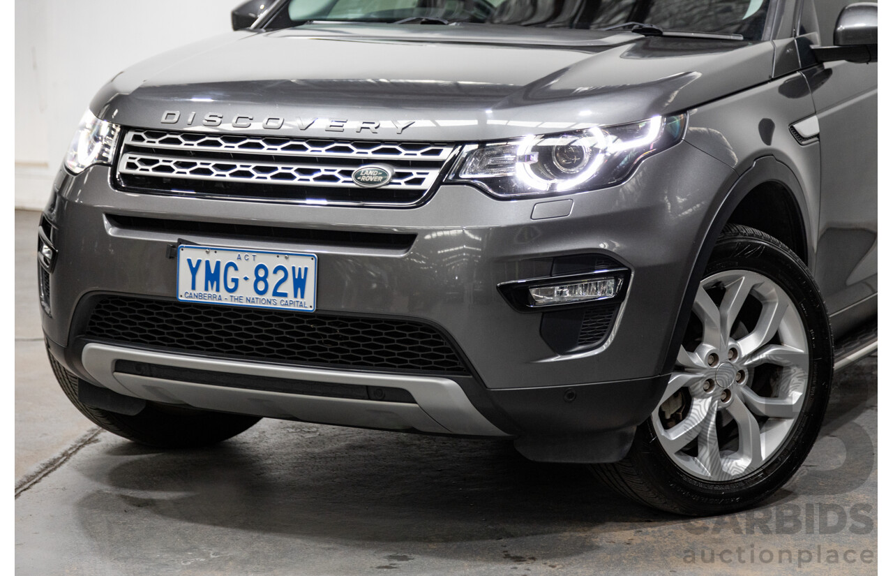 7/2017 Land Rover Discovery Sport TD4 HSE (AWD) L550 MY18 4d Wagon Corris Grey Metallic Turbo Diesel 2.0L