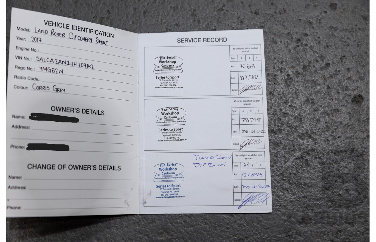 7/2017 Land Rover Discovery Sport TD4 HSE (AWD) L550 MY18 4d Wagon Corris Grey Metallic Turbo Diesel 2.0L