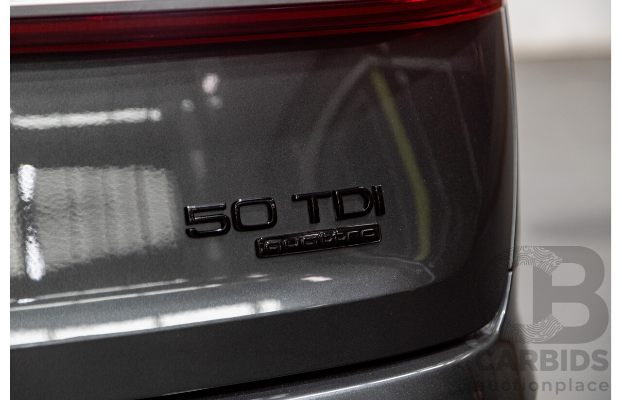 08/2021 Audi Q7 50 TDI S-Line Quattro (AWD) 4M MY21 4d Wagon Daytona Grey Pearl Turbo Diesel V6 3.0L - 48V Mild Hybrid