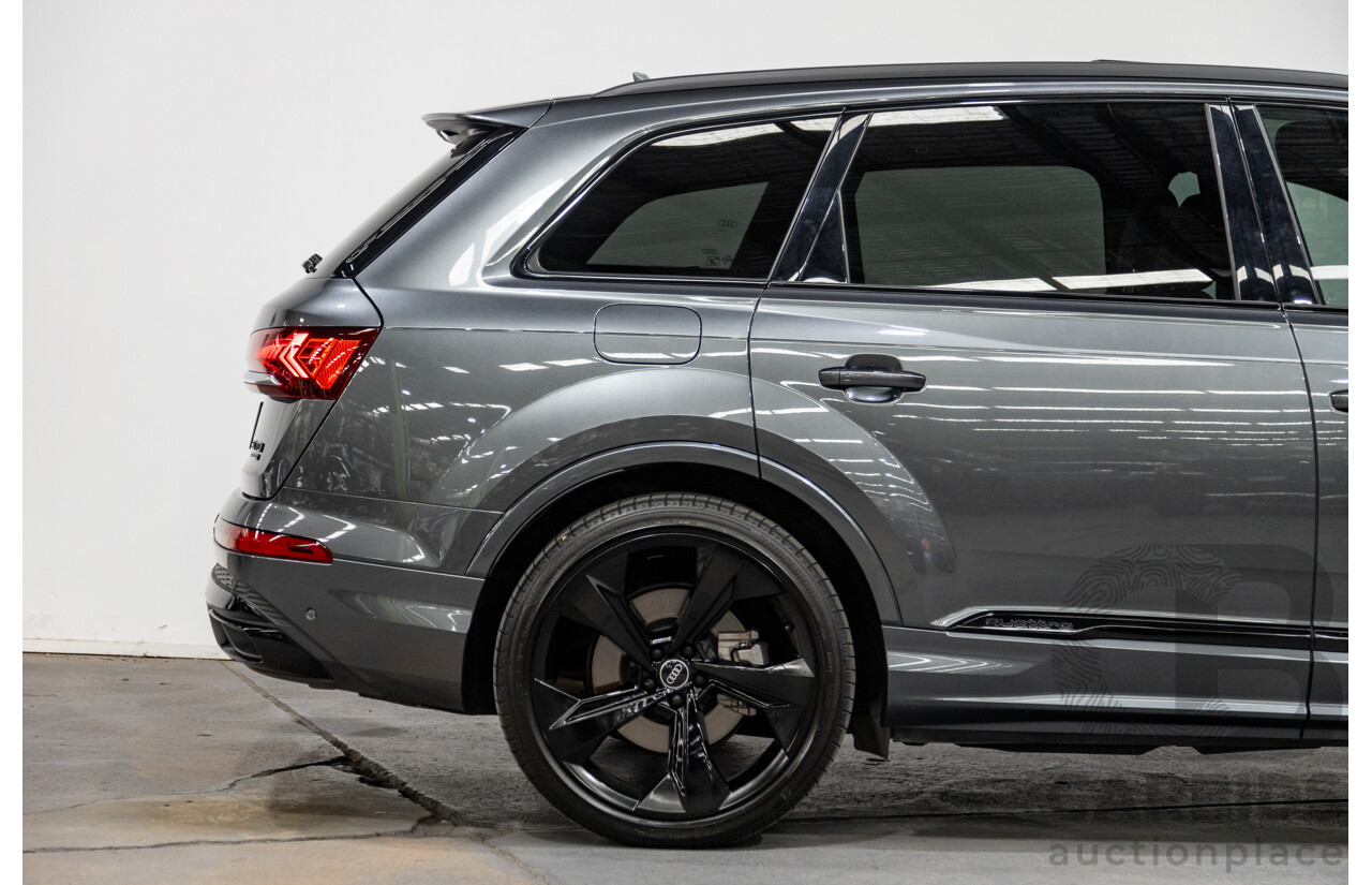 08/2021 Audi Q7 50 TDI S-Line Quattro (AWD) 4M MY21 4d Wagon Daytona Grey Pearl Turbo Diesel V6 3.0L - 48V Mild Hybrid