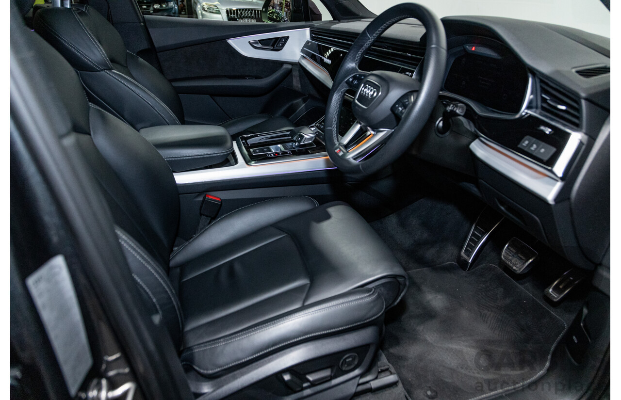 08/2021 Audi Q7 50 TDI S-Line Quattro (AWD) 4M MY21 4d Wagon Daytona Grey Pearl Turbo Diesel V6 3.0L - 48V Mild Hybrid