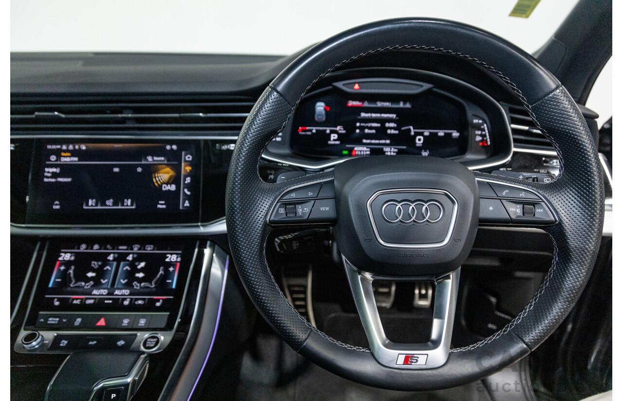 08/2021 Audi Q7 50 TDI S-Line Quattro (AWD) 4M MY21 4d Wagon Daytona Grey Pearl Turbo Diesel V6 3.0L - 48V Mild Hybrid