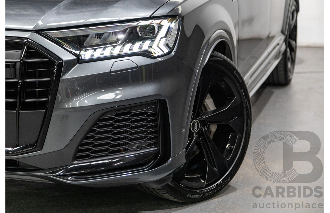 08/2021 Audi Q7 50 TDI S-Line Quattro (AWD) 4M MY21 4d Wagon Daytona Grey Pearl Turbo Diesel V6 3.0L - 48V Mild Hybrid