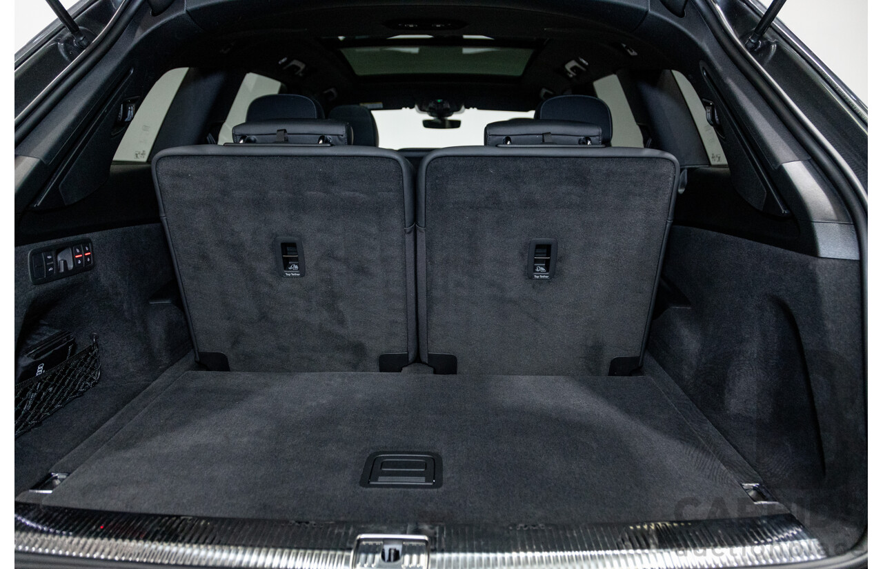 08/2021 Audi Q7 50 TDI S-Line Quattro (AWD) 4M MY21 4d Wagon Daytona Grey Pearl Turbo Diesel V6 3.0L - 48V Mild Hybrid