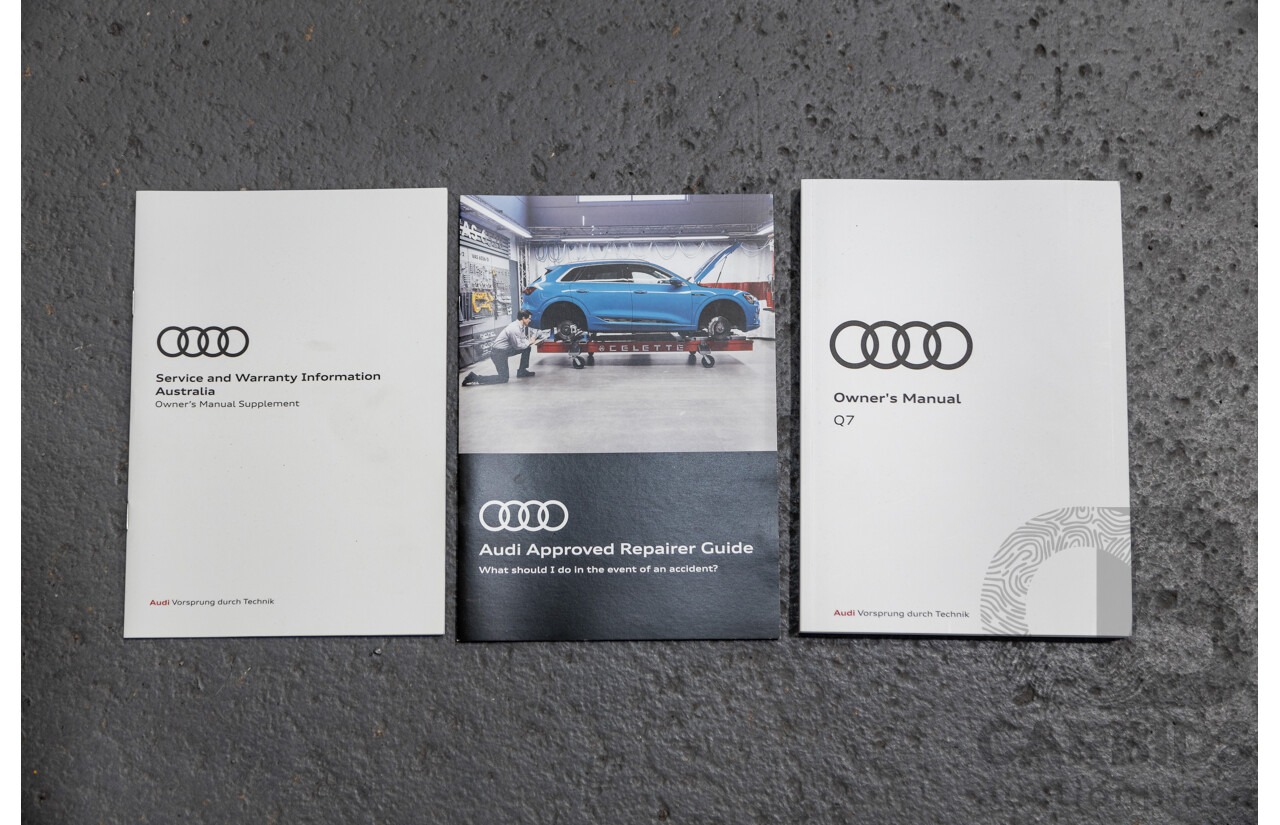 08/2021 Audi Q7 50 TDI S-Line Quattro (AWD) 4M MY21 4d Wagon Daytona Grey Pearl Turbo Diesel V6 3.0L - 48V Mild Hybrid