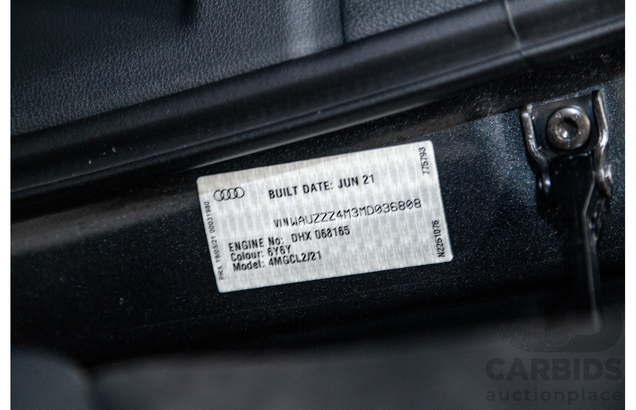 08/2021 Audi Q7 50 TDI S-Line Quattro (AWD) 4M MY21 4d Wagon Daytona Grey Pearl Turbo Diesel V6 3.0L - 48V Mild Hybrid