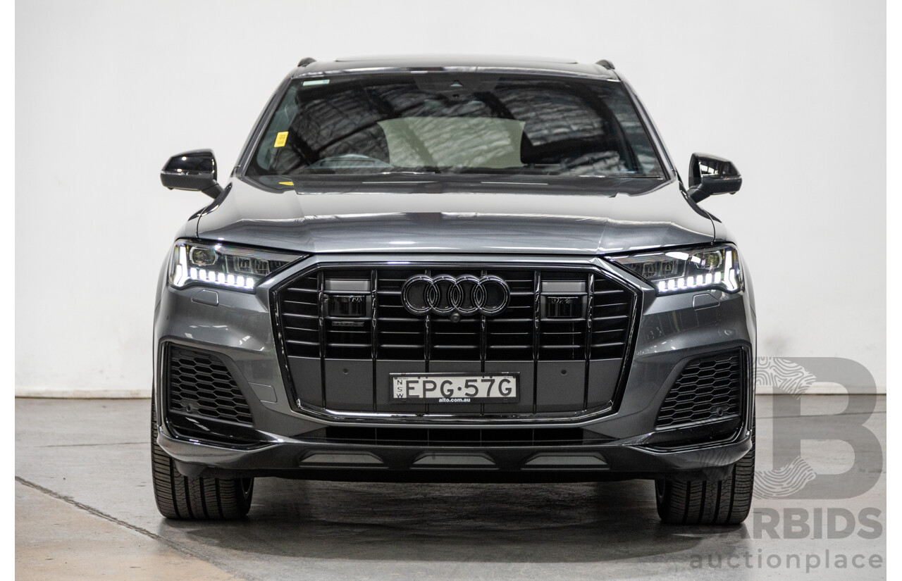08/2021 Audi Q7 50 TDI S-Line Quattro (AWD) 4M MY21 4d Wagon Daytona Grey Pearl Turbo Diesel V6 3.0L - 48V Mild Hybrid