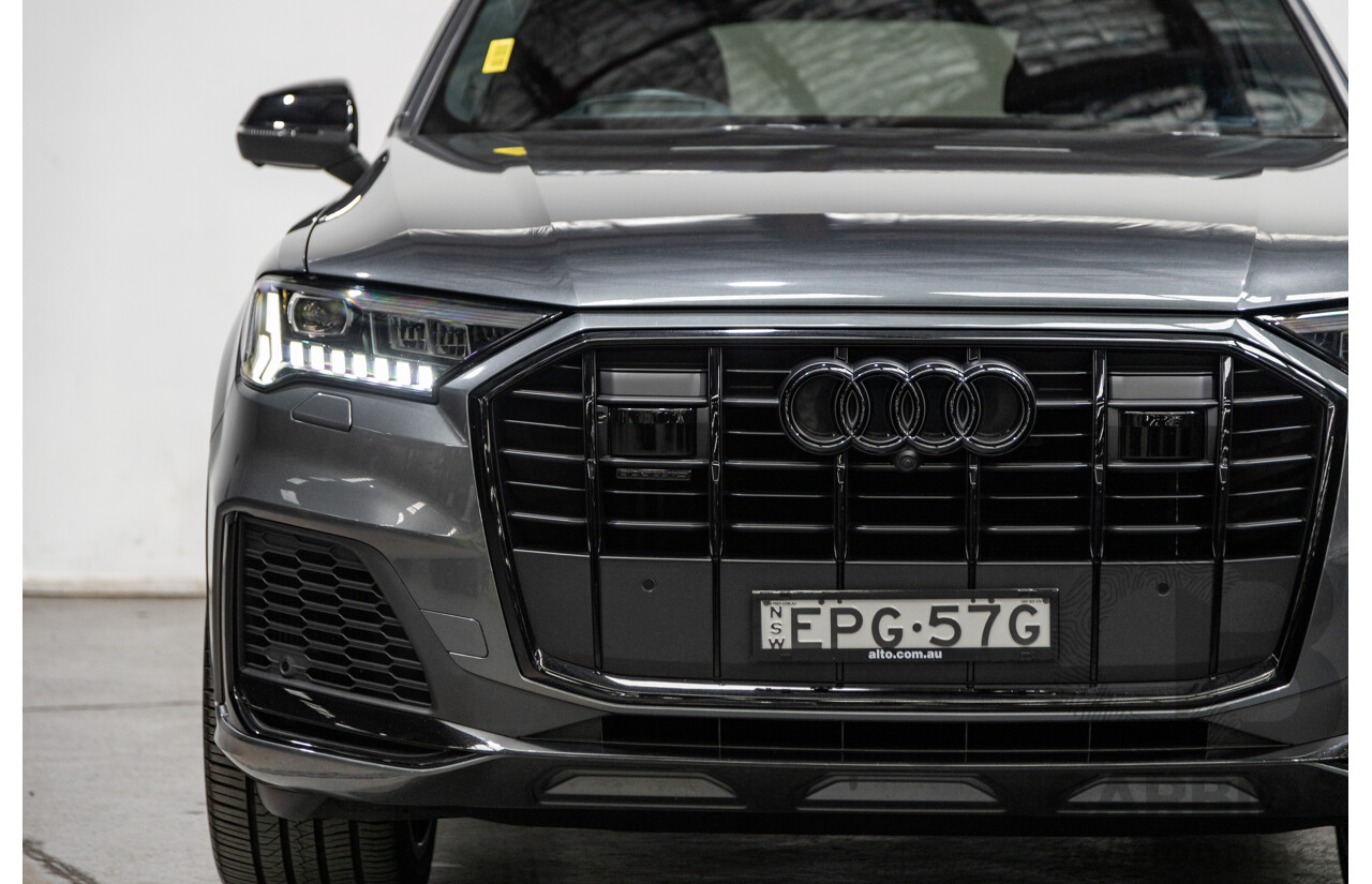 08/2021 Audi Q7 50 TDI S-Line Quattro (AWD) 4M MY21 4d Wagon Daytona Grey Pearl Turbo Diesel V6 3.0L - 48V Mild Hybrid