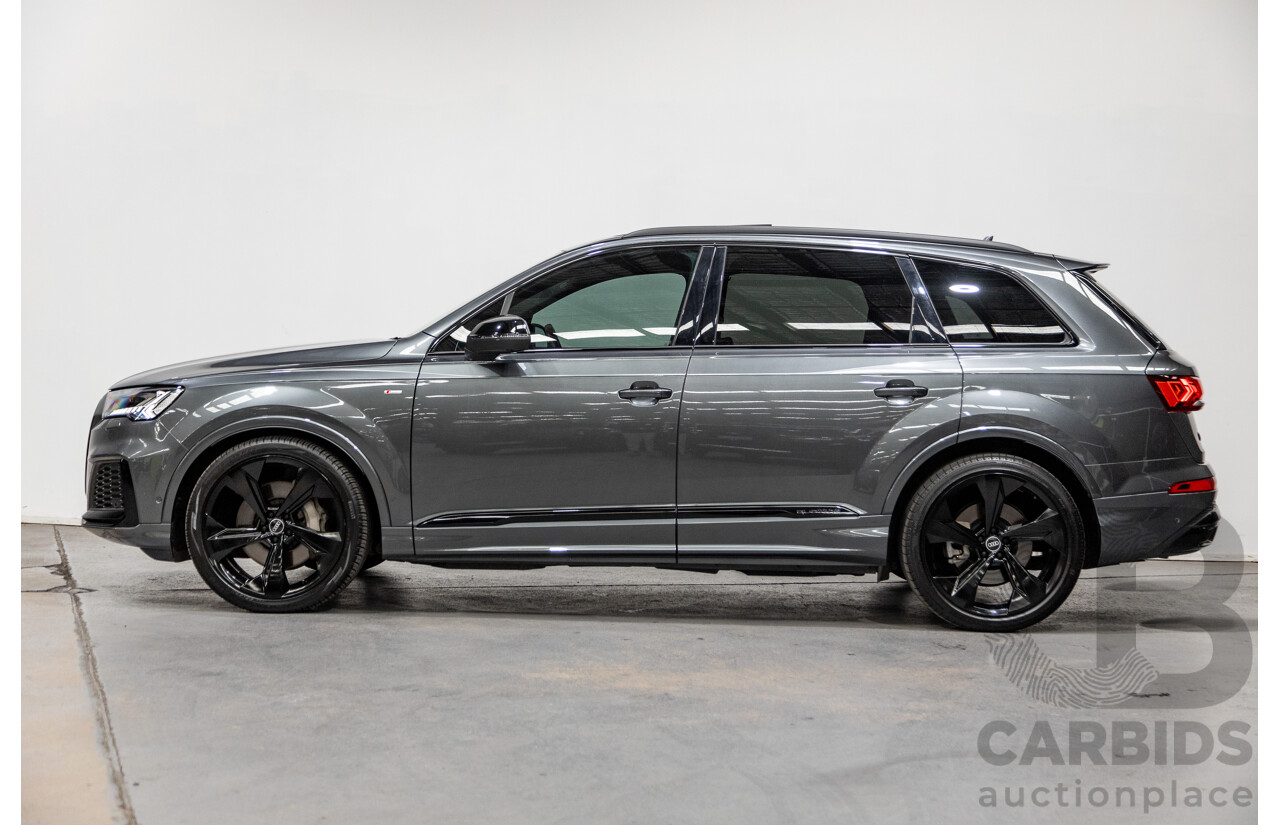08/2021 Audi Q7 50 TDI S-Line Quattro (AWD) 4M MY21 4d Wagon Daytona Grey Pearl Turbo Diesel V6 3.0L - 48V Mild Hybrid