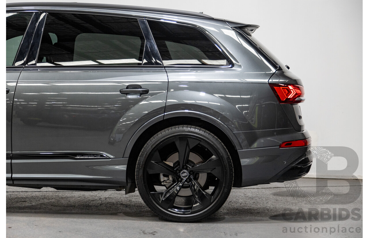 08/2021 Audi Q7 50 TDI S-Line Quattro (AWD) 4M MY21 4d Wagon Daytona Grey Pearl Turbo Diesel V6 3.0L - 48V Mild Hybrid