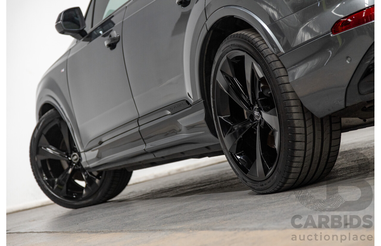 08/2021 Audi Q7 50 TDI S-Line Quattro (AWD) 4M MY21 4d Wagon Daytona Grey Pearl Turbo Diesel V6 3.0L - 48V Mild Hybrid