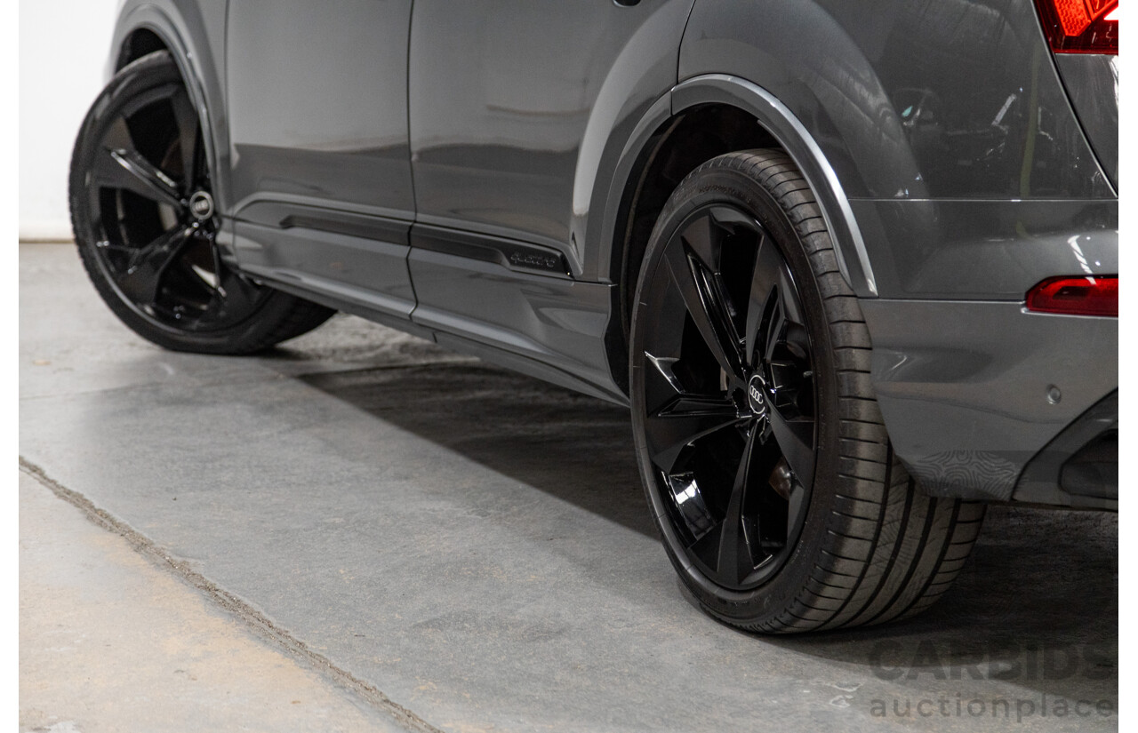 08/2021 Audi Q7 50 TDI S-Line Quattro (AWD) 4M MY21 4d Wagon Daytona Grey Pearl Turbo Diesel V6 3.0L - 48V Mild Hybrid