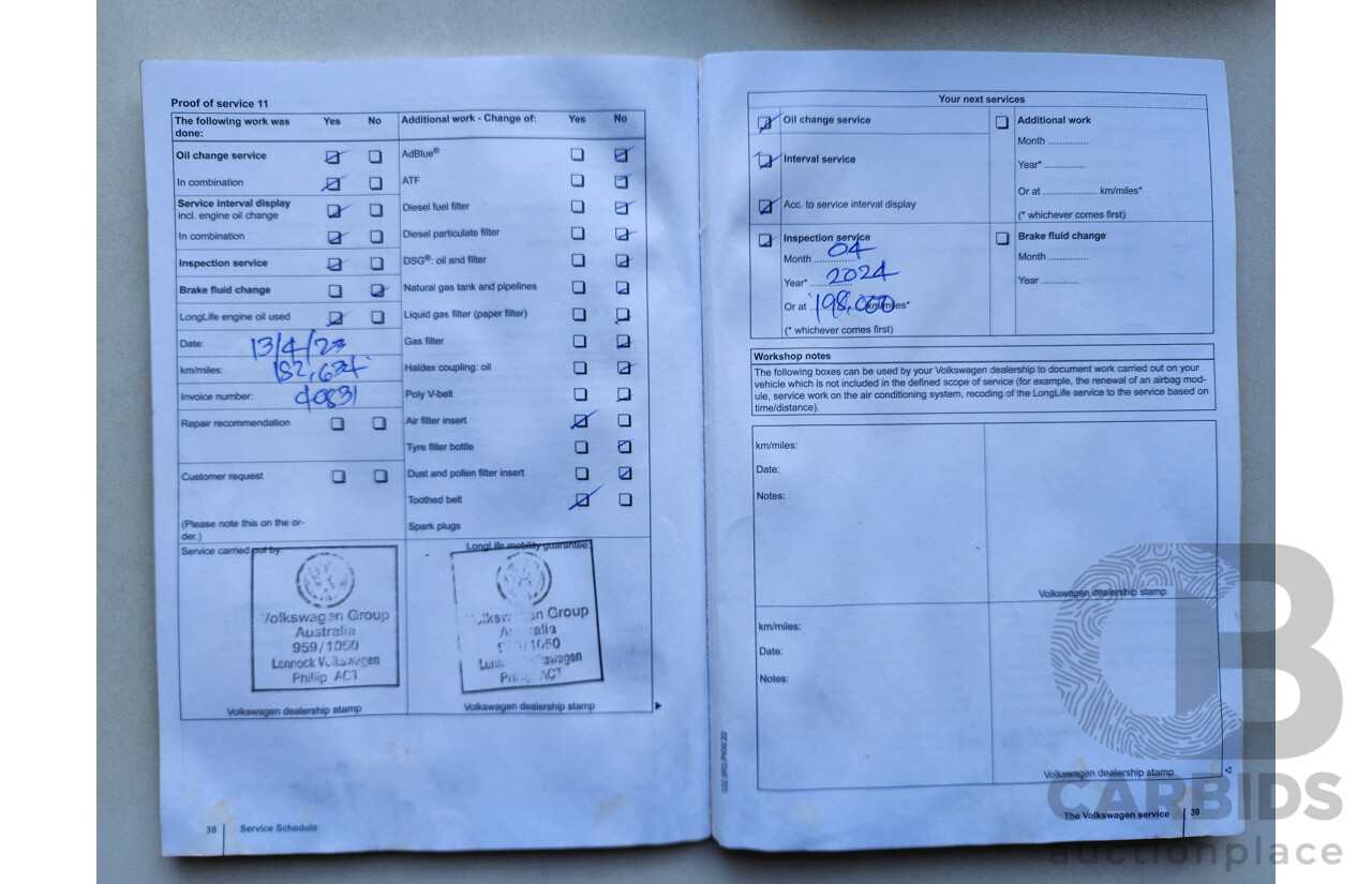 03/2012 Volkswagen Tiguan 132 TSI (4x4) AWD 5NC MY12 4D Wagon Grey 2.0L