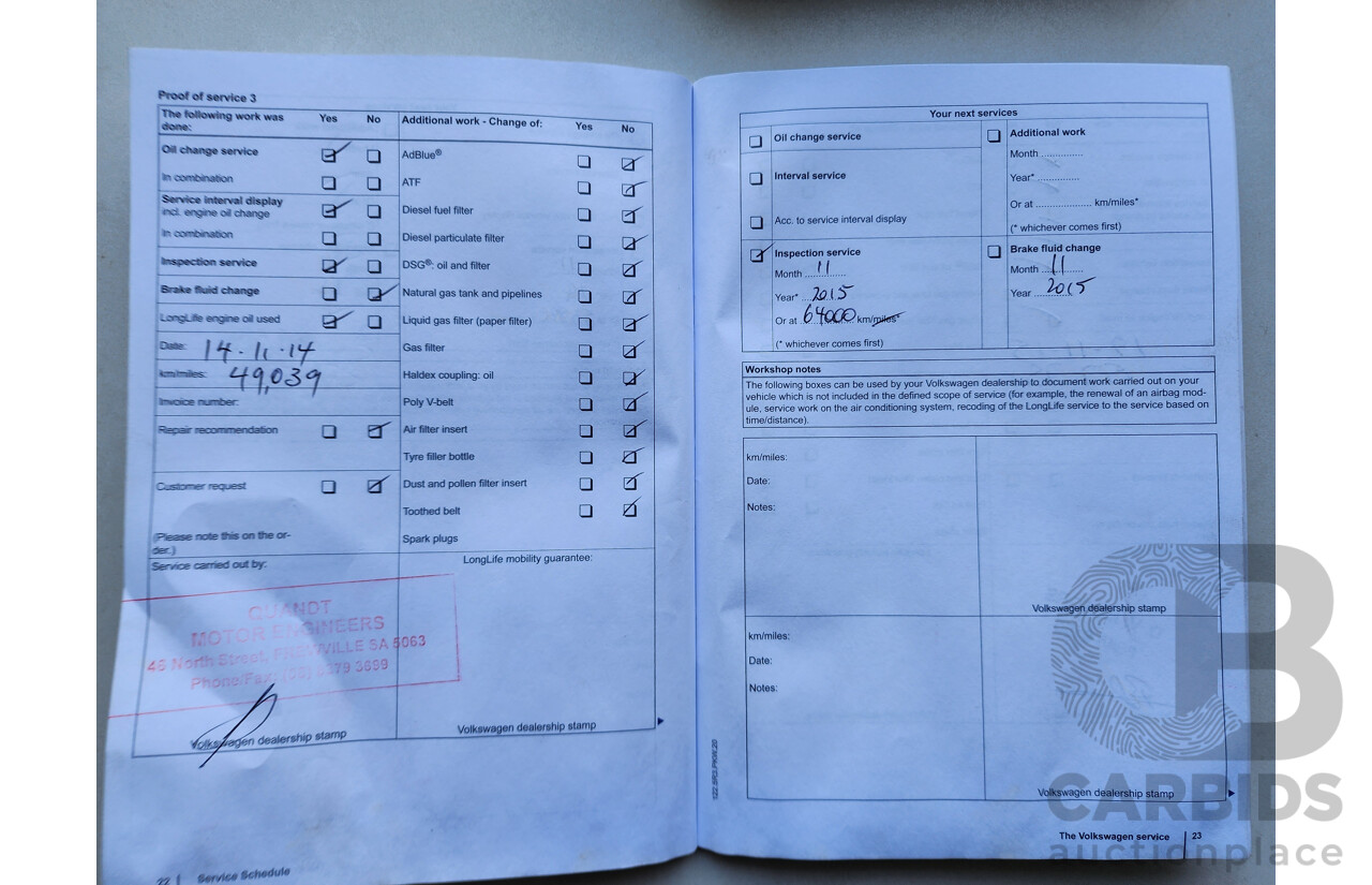 03/2012 Volkswagen Tiguan 132 TSI (4x4) AWD 5NC MY12 4D Wagon Grey 2.0L