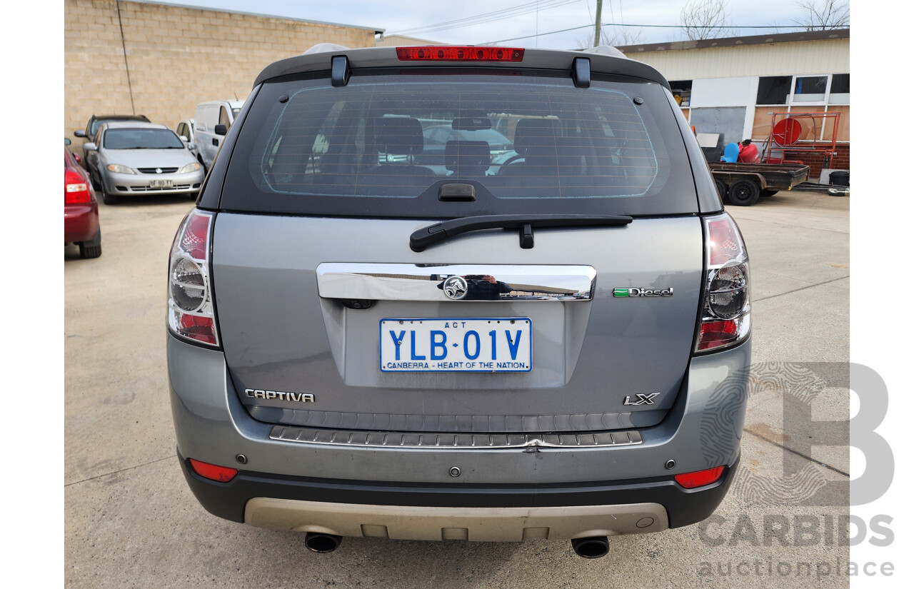 05/2013 Holden Captiva 7 LX (4x4) AWD CG MY12 4D Wagon Grey 2.2L