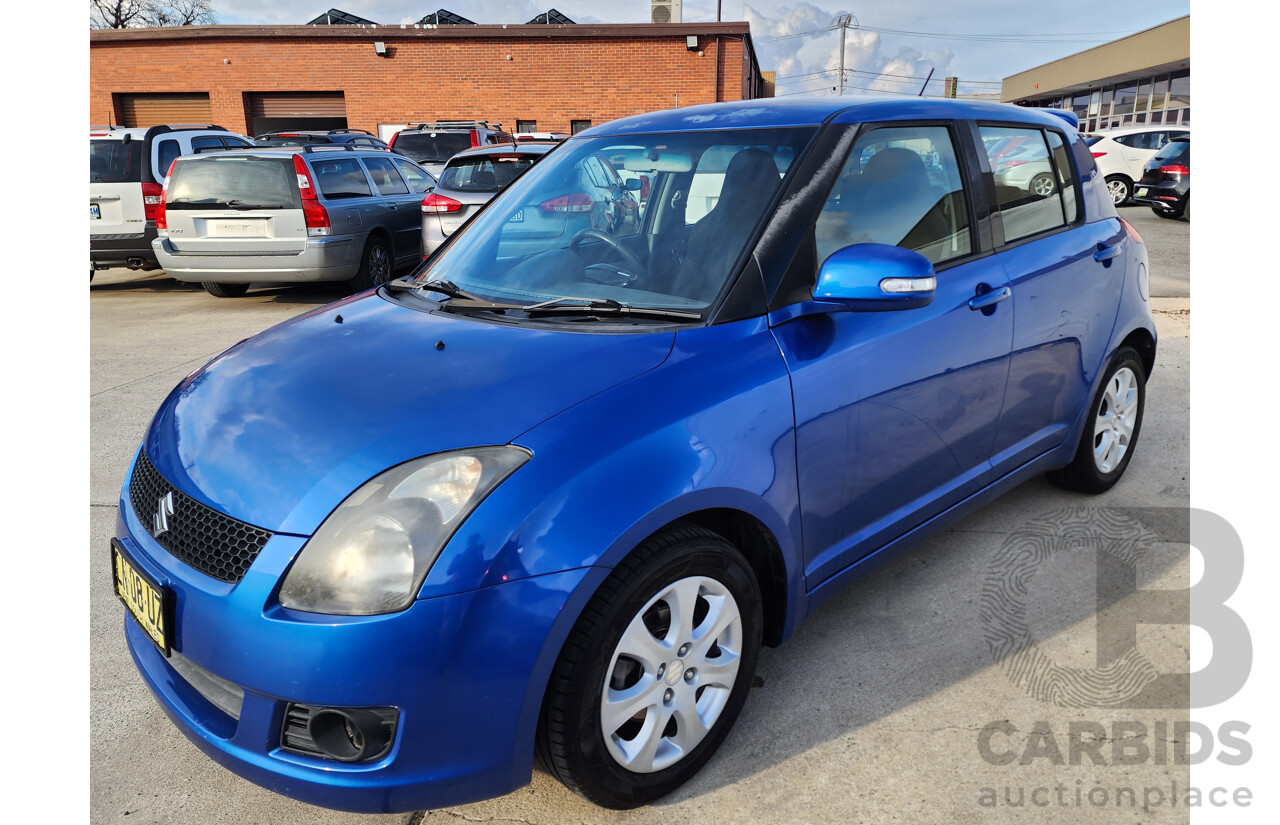 7/2009 Suzuki Swift RE.4 EZ UPDATE 5d Hatchback Blue 1.5L