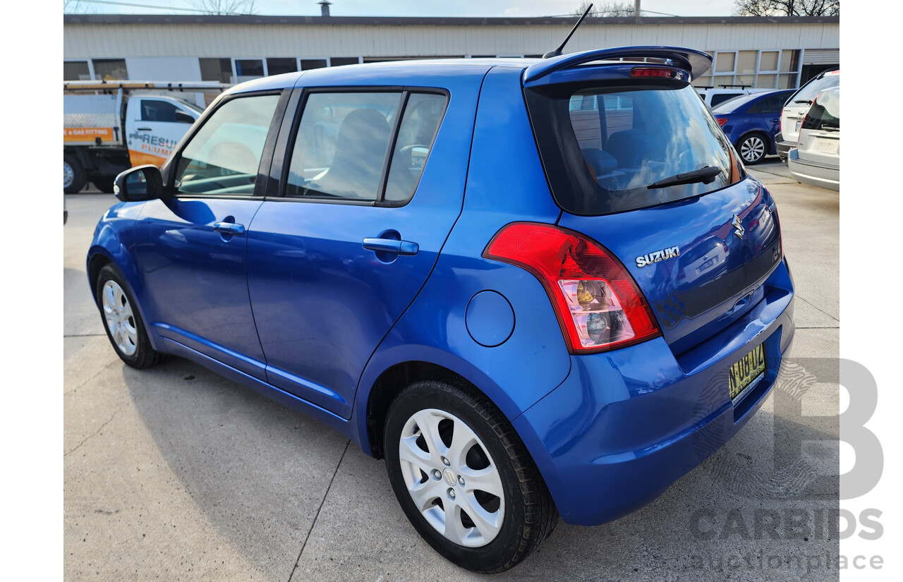 7/2009 Suzuki Swift RE.4 EZ UPDATE 5d Hatchback Blue 1.5L