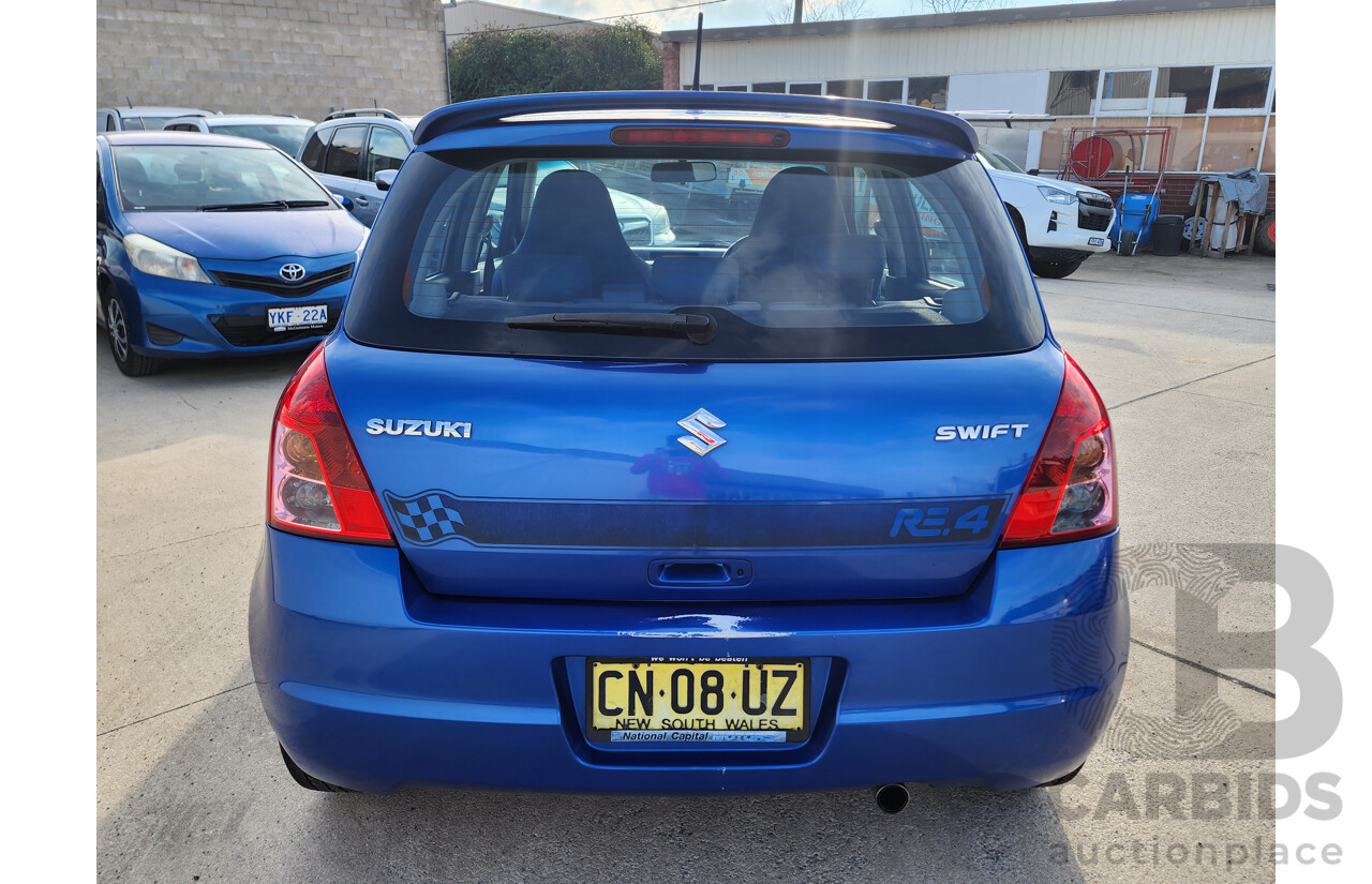 7/2009 Suzuki Swift RE.4 EZ UPDATE 5d Hatchback Blue 1.5L