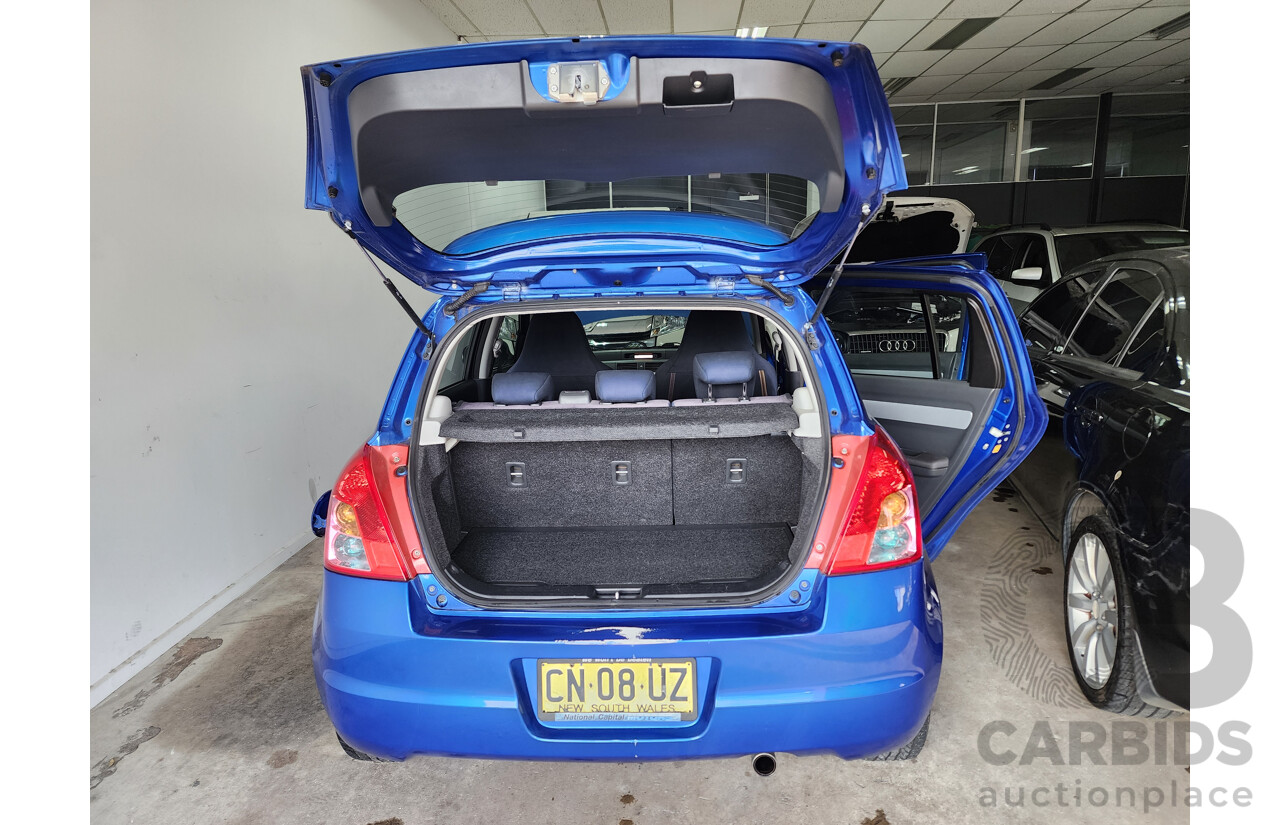 7/2009 Suzuki Swift RE.4 EZ UPDATE 5d Hatchback Blue 1.5L