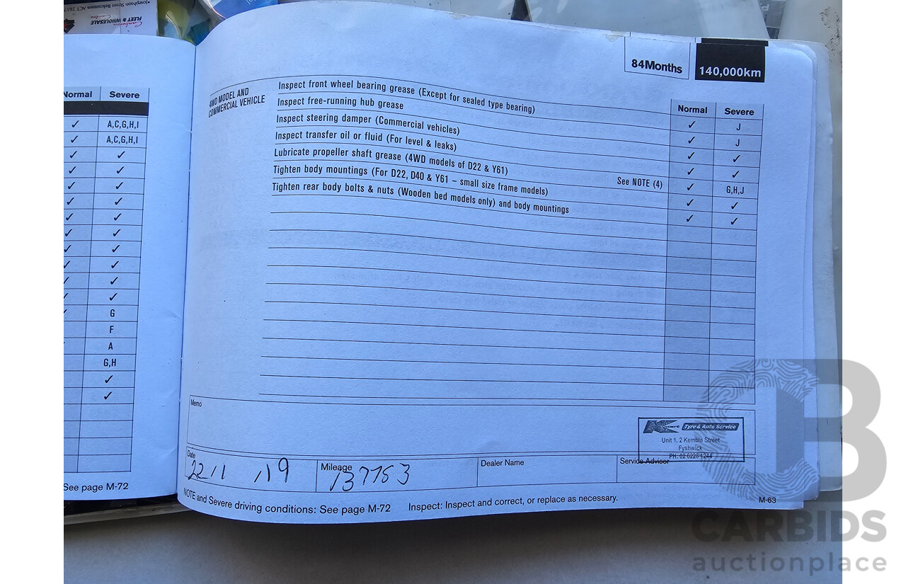 8/2012 Nissan Navara ST (4x2) D40 MY12 Dual Cab P/Up White 2.5L