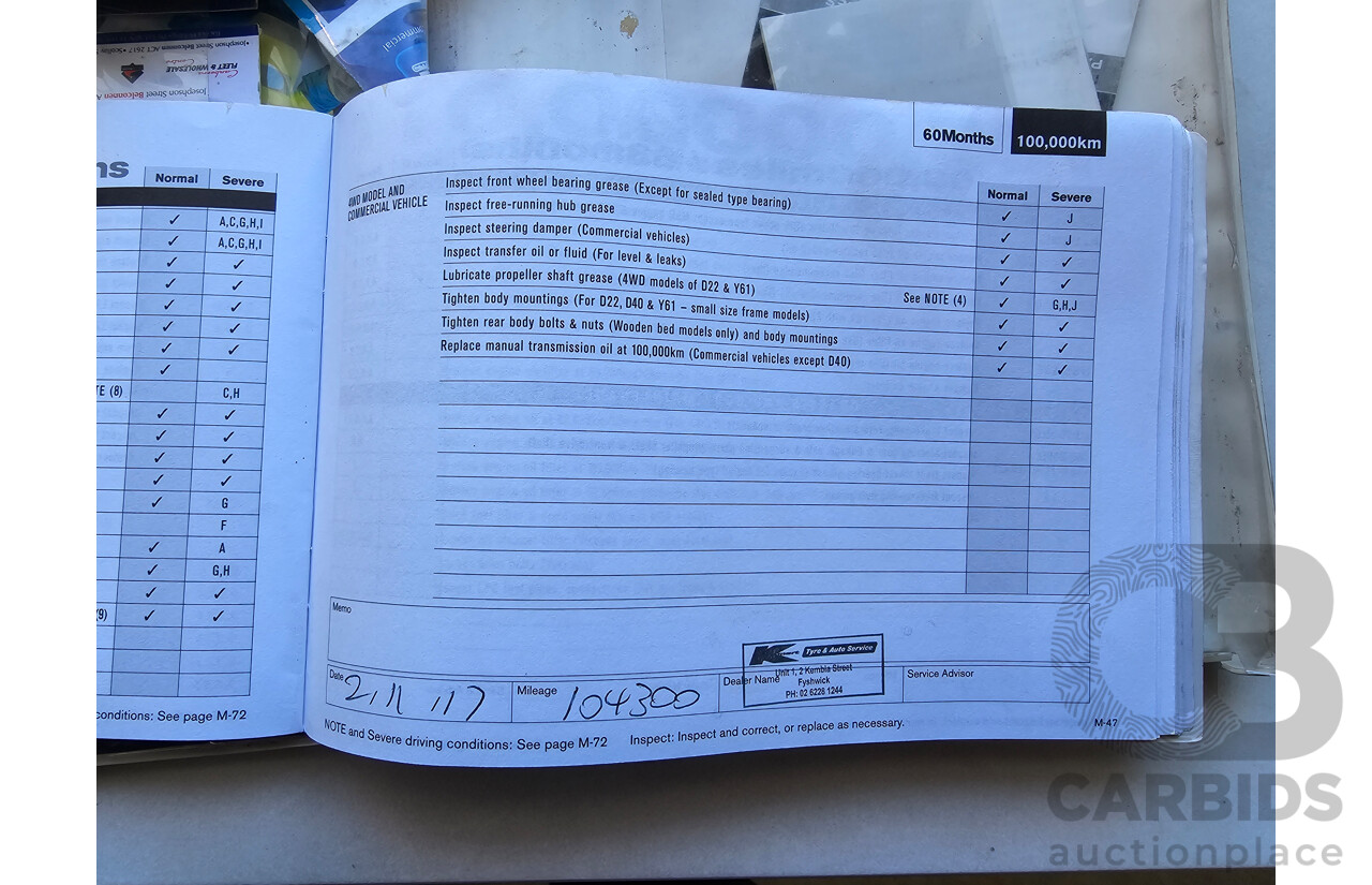 8/2012 Nissan Navara ST (4x2) D40 MY12 Dual Cab P/Up White 2.5L