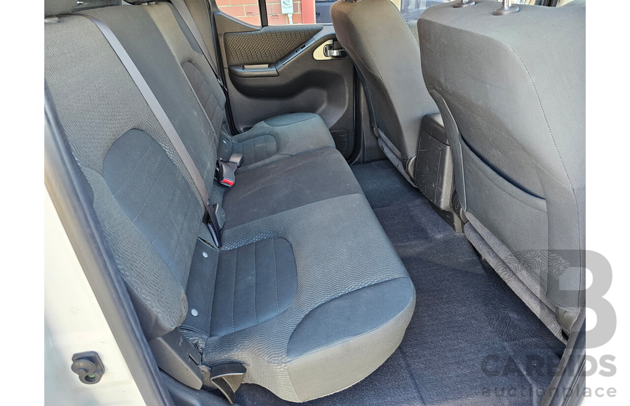 7/2014 Nissan Navara ST (4x2) D40 MY12 Dual Cab P/Up White 2.5L