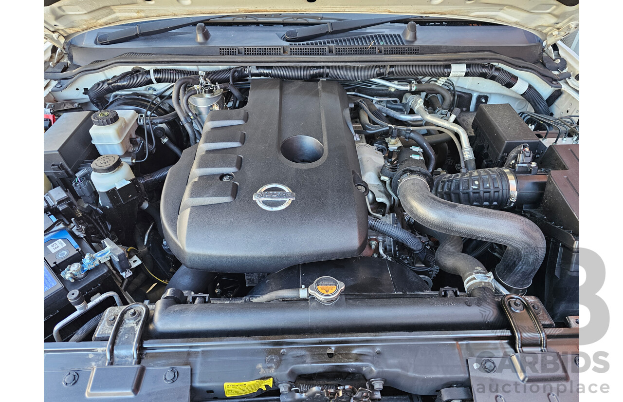 7/2014 Nissan Navara ST (4x2) D40 MY12 Dual Cab P/Up White 2.5L