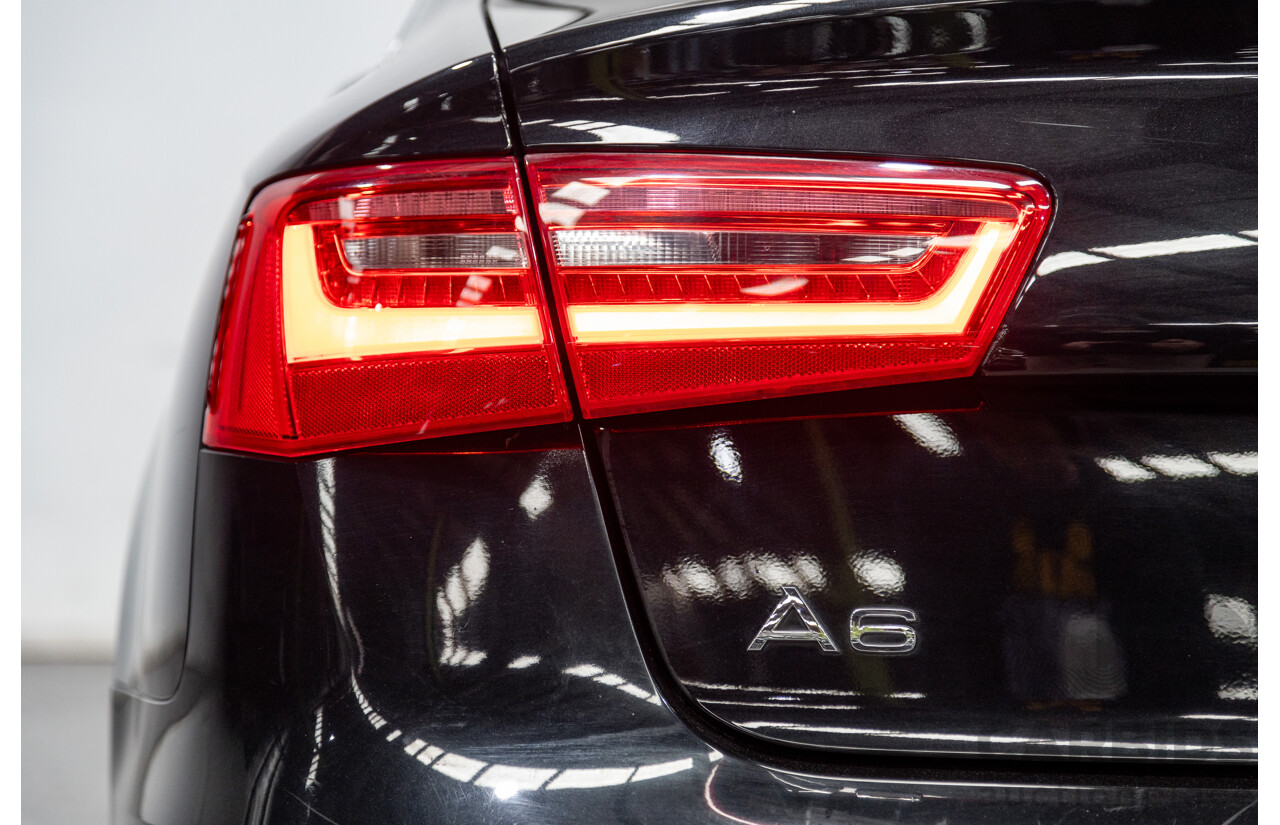 8/2011 Audi A6 3.0 TDI Quattro (AWD) S-Line Package C7 4d Sedan Black Turbo Diesel V6 3.0L