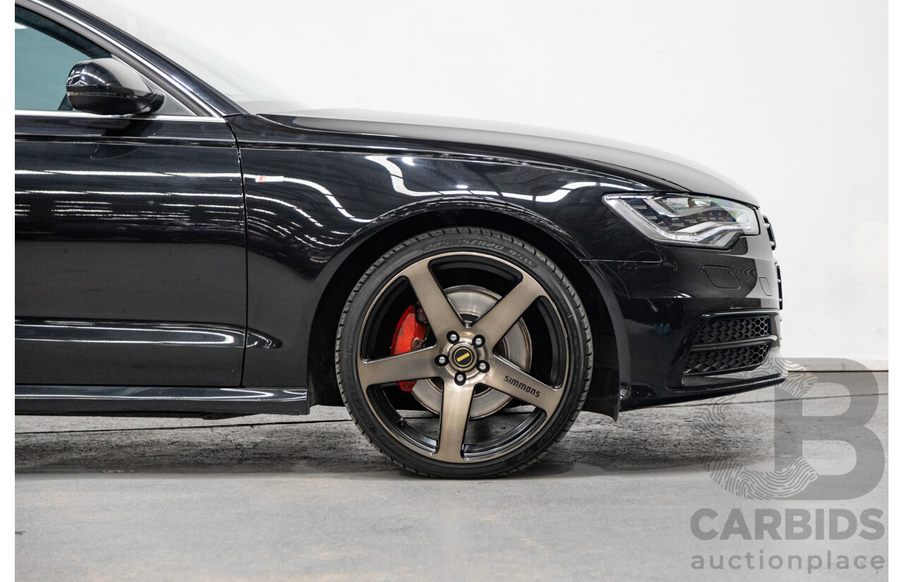 8/2011 Audi A6 3.0 TDI Quattro (AWD) S-Line Package C7 4d Sedan Black Turbo Diesel V6 3.0L