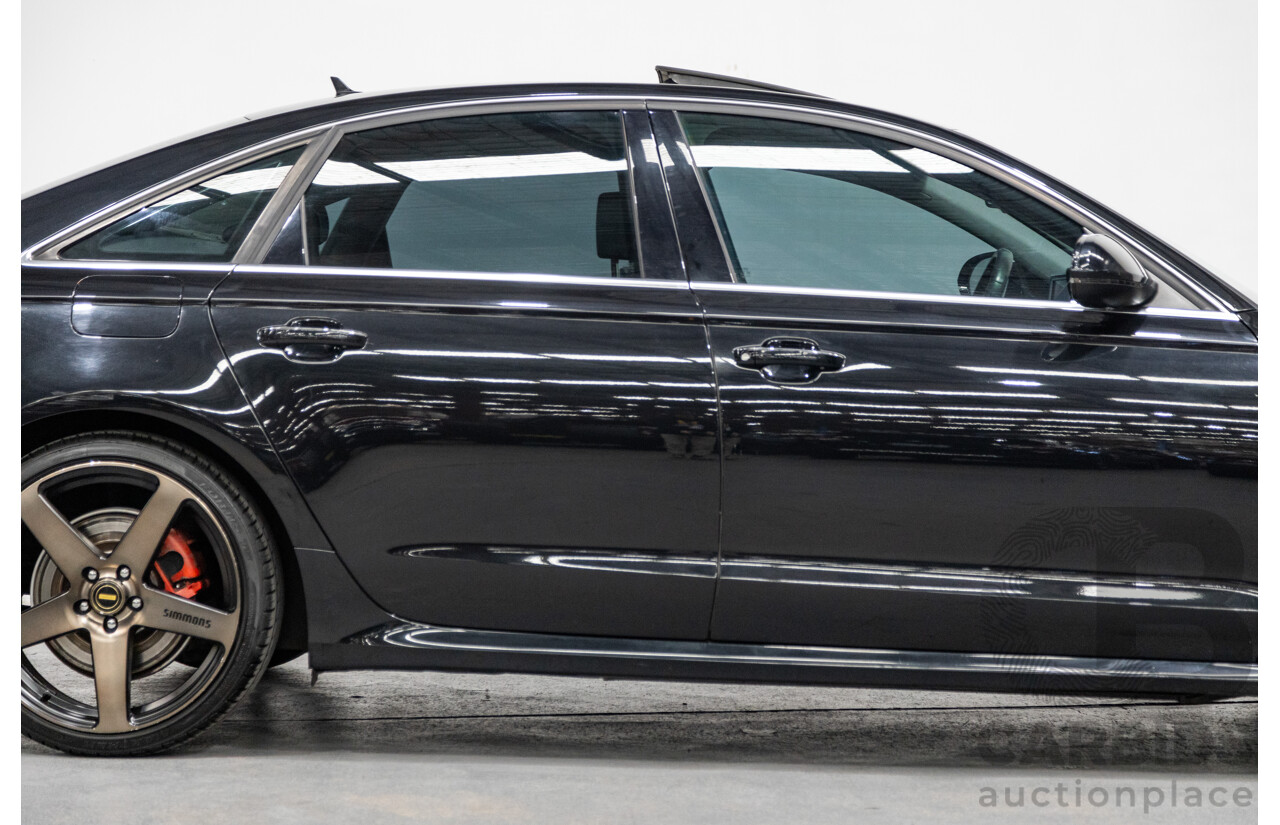 8/2011 Audi A6 3.0 TDI Quattro (AWD) S-Line Package C7 4d Sedan Black Turbo Diesel V6 3.0L
