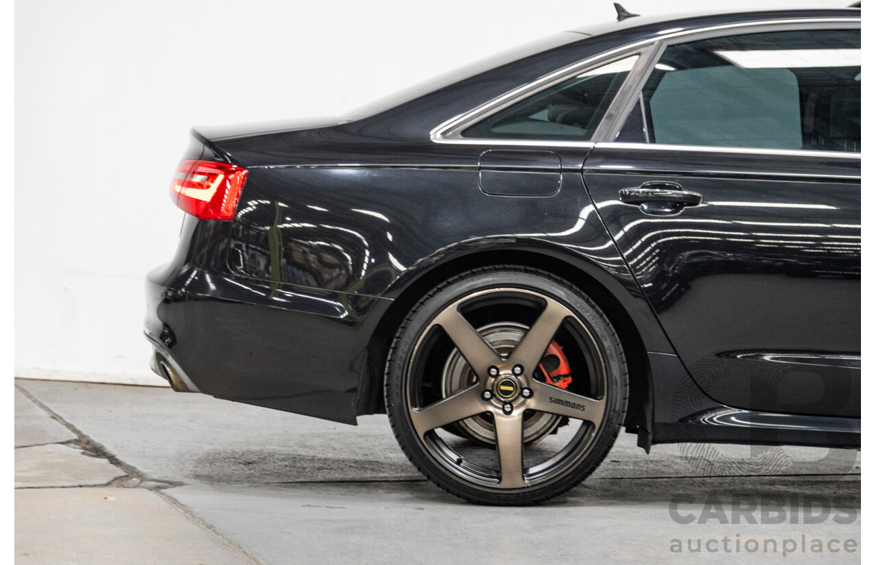 8/2011 Audi A6 3.0 TDI Quattro (AWD) S-Line Package C7 4d Sedan Black Turbo Diesel V6 3.0L