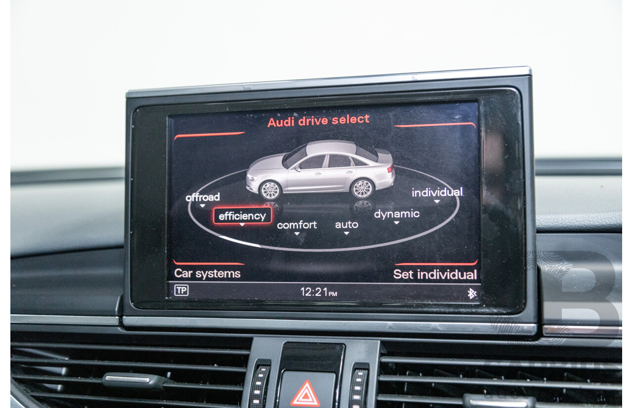 8/2011 Audi A6 3.0 TDI Quattro (AWD) S-Line Package C7 4d Sedan Black Turbo Diesel V6 3.0L