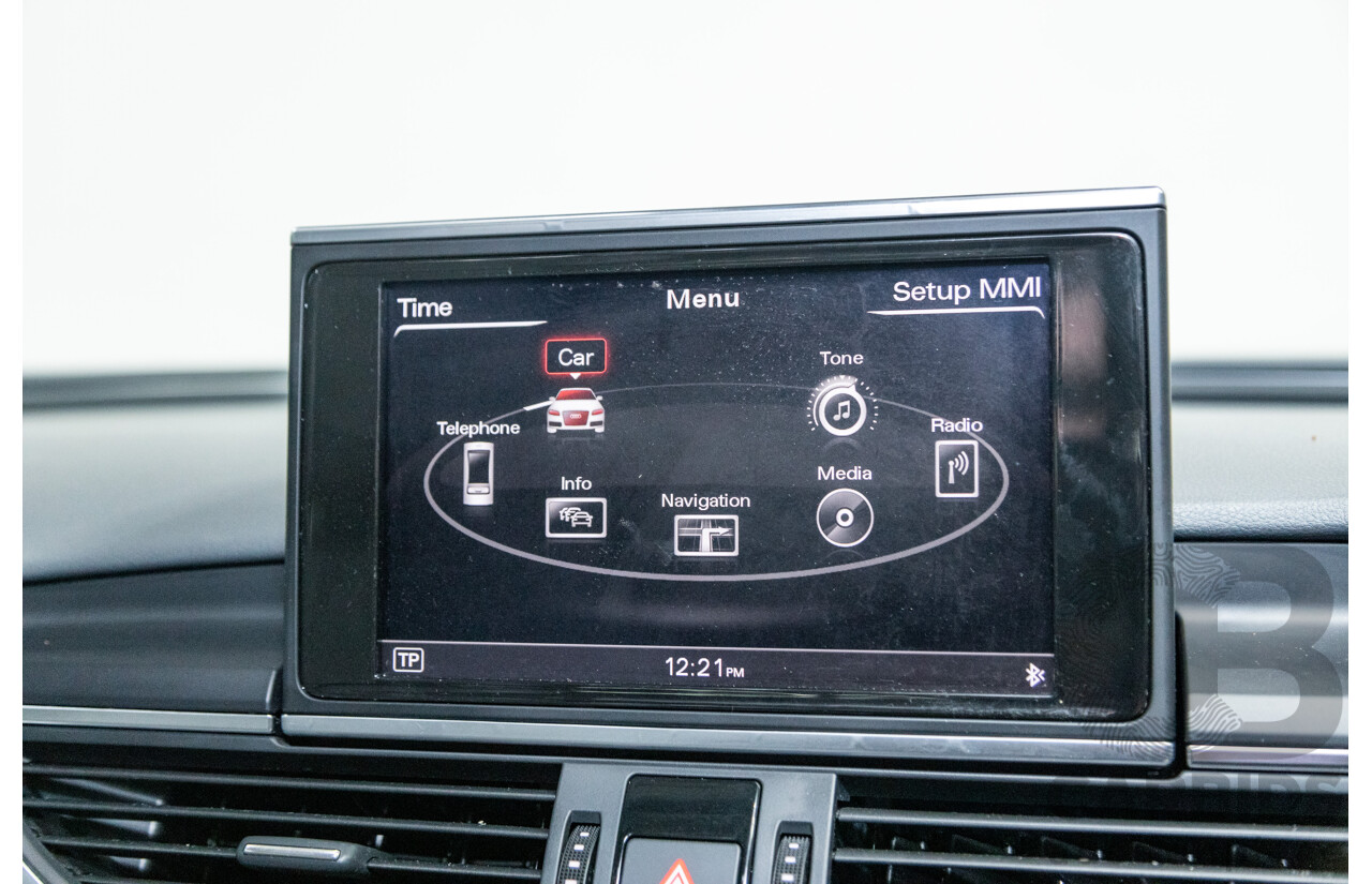 8/2011 Audi A6 3.0 TDI Quattro (AWD) S-Line Package C7 4d Sedan Black Turbo Diesel V6 3.0L