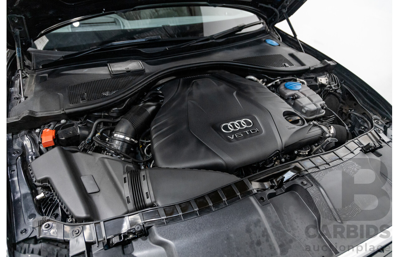 8/2011 Audi A6 3.0 TDI Quattro (AWD) S-Line Package C7 4d Sedan Black Turbo Diesel V6 3.0L