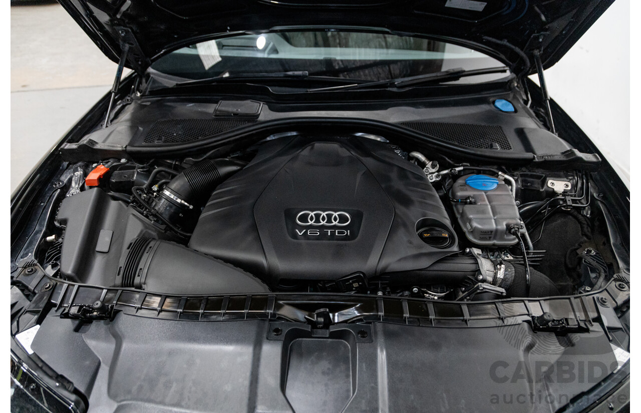 8/2011 Audi A6 3.0 TDI Quattro (AWD) S-Line Package C7 4d Sedan Black Turbo Diesel V6 3.0L