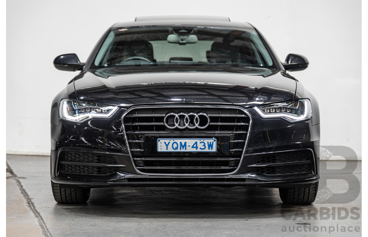 8/2011 Audi A6 3.0 TDI Quattro (AWD) S-Line Package C7 4d Sedan Black Turbo Diesel V6 3.0L