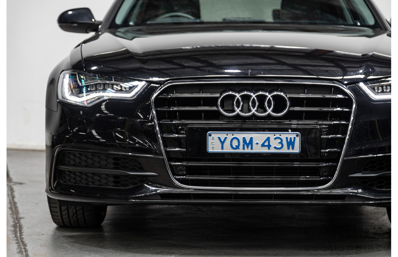 8/2011 Audi A6 3.0 TDI Quattro (AWD) S-Line Package C7 4d Sedan Black Turbo Diesel V6 3.0L