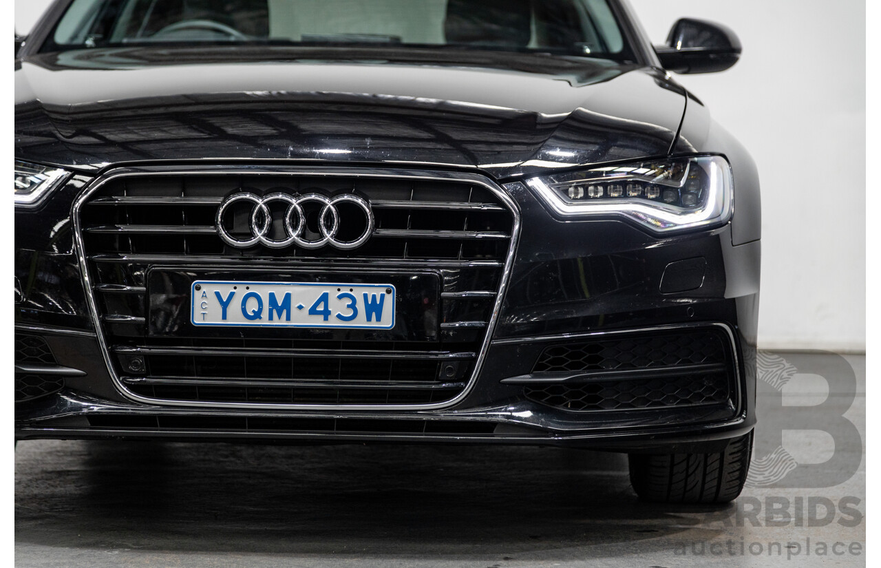 8/2011 Audi A6 3.0 TDI Quattro (AWD) S-Line Package C7 4d Sedan Black Turbo Diesel V6 3.0L