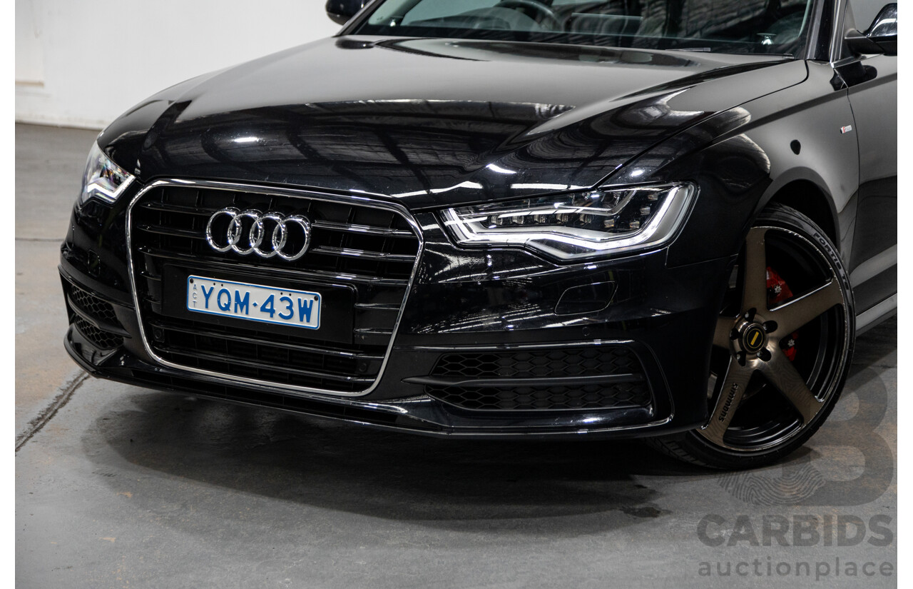 8/2011 Audi A6 3.0 TDI Quattro (AWD) S-Line Package C7 4d Sedan Black Turbo Diesel V6 3.0L